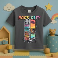 Rack City Network Server Rack Network Engineer Homelab Toddler T-Shirt