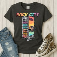 Rack City Network Server Rack Network Engineer Homelab Womens T-Shirt