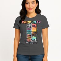 Rack City Network Server Rack Network Engineer Homelab Womens T-Shirt