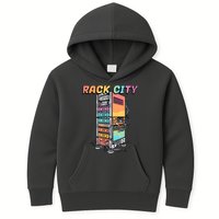Rack City Network Server Rack Network Engineer Homelab Kids Hoodie