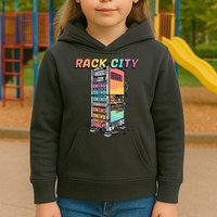 Rack City Network Server Rack Network Engineer Homelab Kids Hoodie