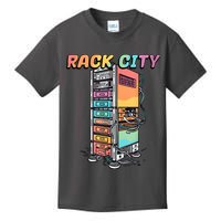 Rack City Network Server Rack Network Engineer Homelab Kids T-Shirt