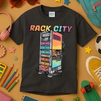 Rack City Network Server Rack Network Engineer Homelab Kids T-Shirt