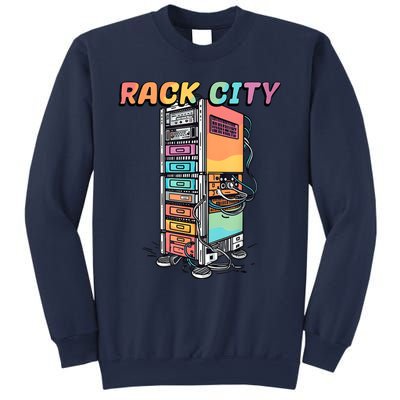 Rack City Network Server Rack Network Engineer Homelab Sweatshirt