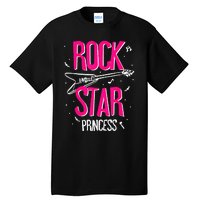 Rockstar CumpleañOs NiñA Rock Star Princesa Fiesta MúSica Tall T-Shirt