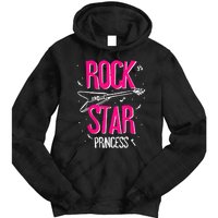 Rockstar CumpleañOs NiñA Rock Star Princesa Fiesta MúSica Tie Dye Hoodie