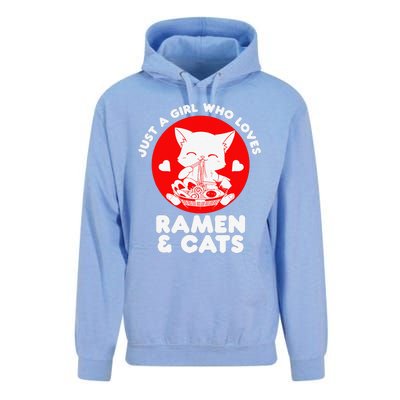 Ra Cat Neko Kawaii Anime Japanese Noodle Otaku    Unisex Surf Hoodie