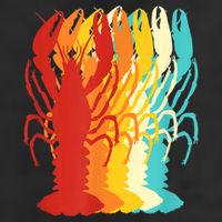 Retro Crawfish Novelty Cajun Crayfish Cool Comfort Performance Bucket Hat