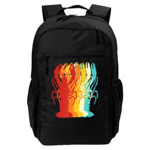 Retro Crawfish Novelty Cajun Crayfish Daily Commute Backpack