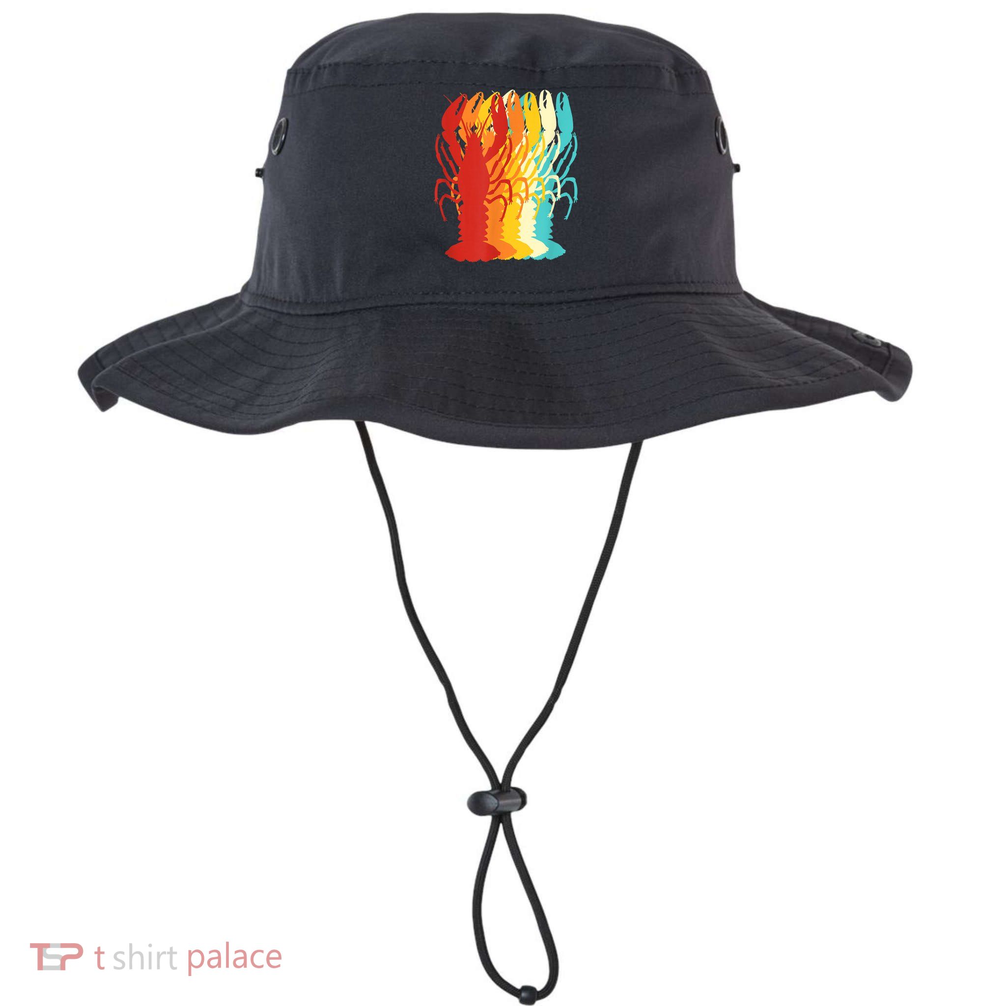 Retro Crawfish Novelty Cajun Crayfish Bucket Hat
