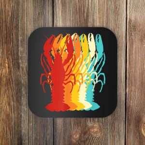 Retro Crawfish Novelty Cajun Crayfish Coaster