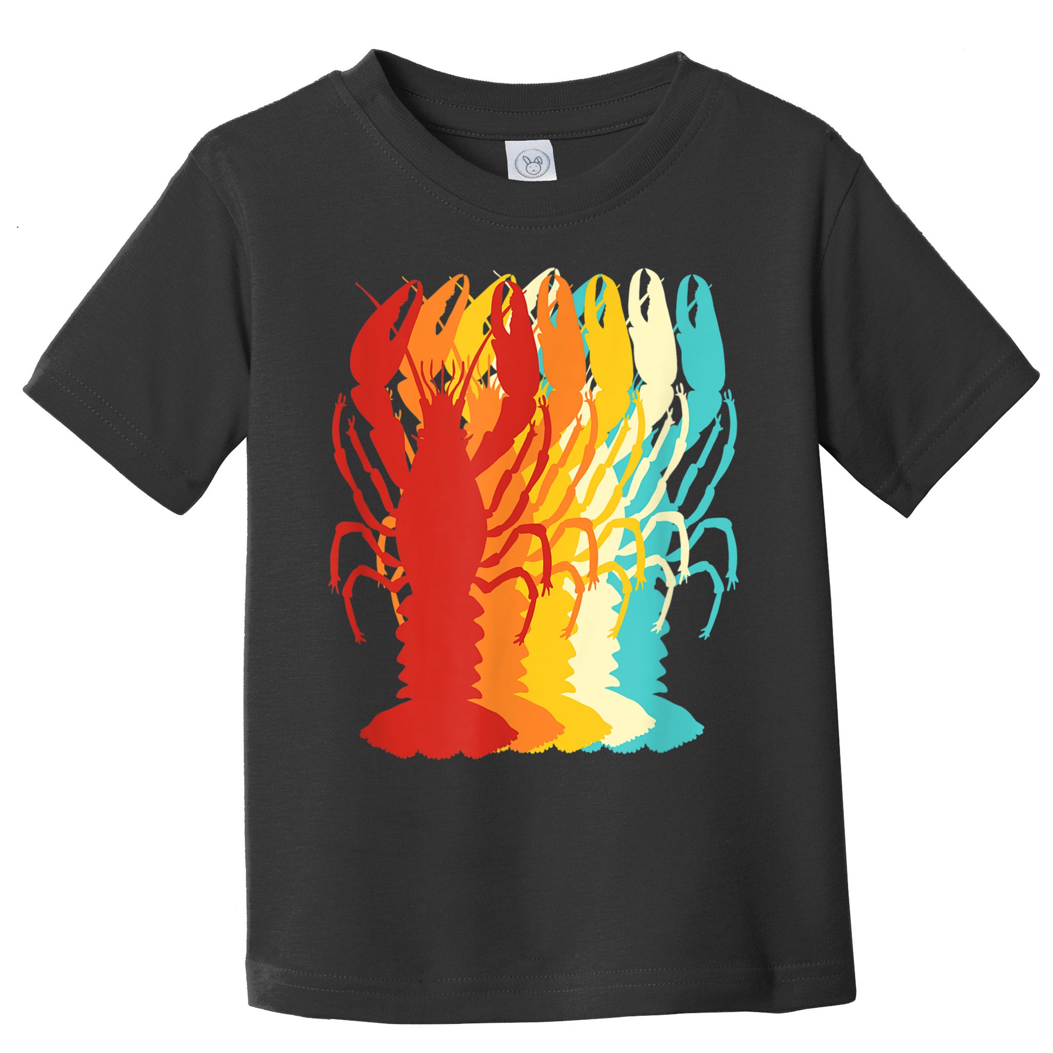Retro Crawfish Novelty Cajun Crayfish Toddler T-Shirt