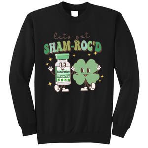 Retro CRNA Nurse Anesthetist St Patricks Day Sham ROC ICU Critical Care Nurse Sweatshirt