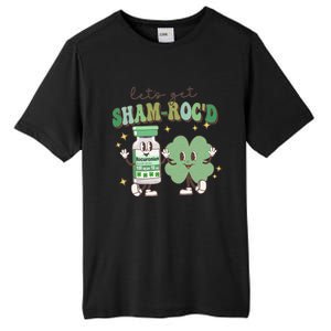 Retro CRNA Nurse Anesthetist St Patricks Day Sham ROC ICU Critical Care Nurse Tall Fusion ChromaSoft Performance T-Shirt