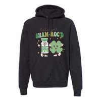 Retro CRNA Nurse Anesthetist St Patricks Day Sham ROC ICU Critical Care Nurse Premium Hoodie