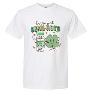 Retro CRNA Nurse Anesthetist St Patricks Day Sham ROC ICU Critical Care Nurse Garment-Dyed Heavyweight T-Shirt