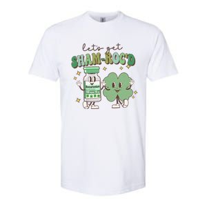 Retro CRNA Nurse Anesthetist St Patricks Day Sham ROC ICU Critical Care Nurse Softstyle CVC T-Shirt