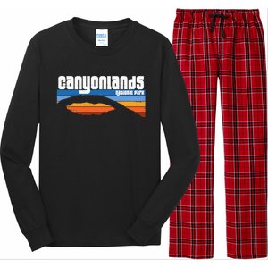 Retro Canyonlands National Park Moab Utah Vacation Long Sleeve Pajama Set