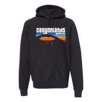 Retro Canyonlands National Park Moab Utah Vacation Premium Hoodie