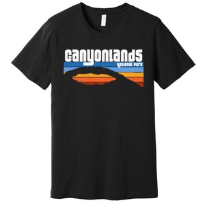 Retro Canyonlands National Park Moab Utah Vacation Premium T-Shirt