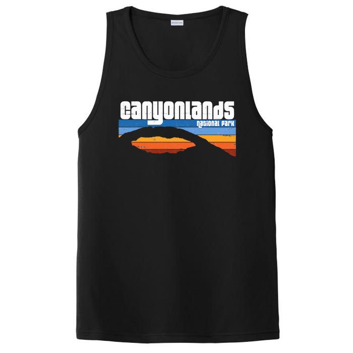 Retro Canyonlands National Park Moab Utah Vacation PosiCharge Competitor Tank