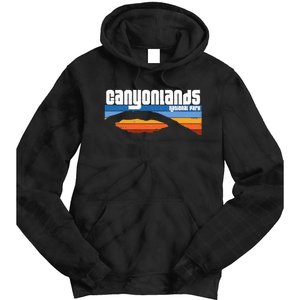 Retro Canyonlands National Park Moab Utah Vacation Tie Dye Hoodie