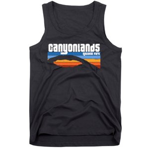 Retro Canyonlands National Park Moab Utah Vacation Tank Top