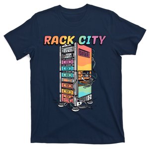 Rack City Network Server Rack Network Engineer Homelab T-Shirt