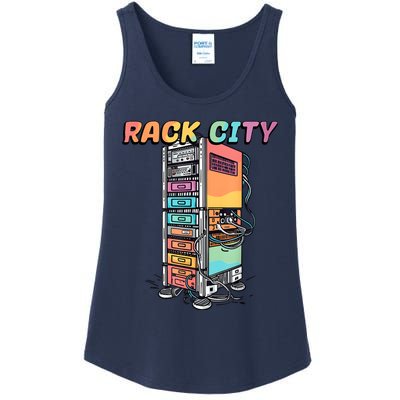 Rack City Network Server Rack Network Engineer Homelab Ladies Essential Tank