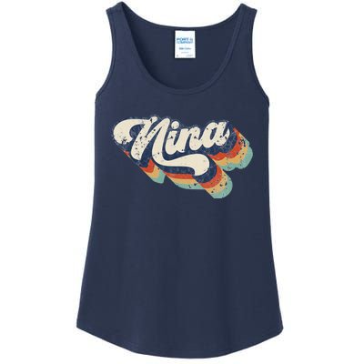 Retro Cute Nina For Grandma Best Nina Ever Mother's Day Ladies Essential Tank