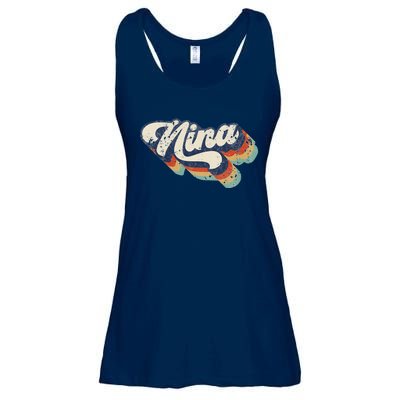 Retro Cute Nina For Grandma Best Nina Ever Mother's Day Ladies Essential Flowy Tank