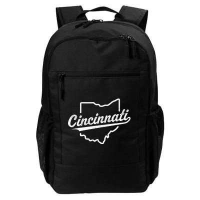 Retro Cincinnati Ohio 1788 Vintage Script Throwback Backpack