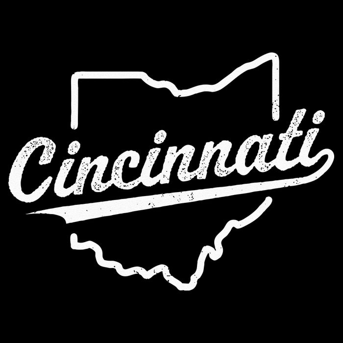 Retro Cincinnati Ohio 1788 Vintage Script Throwback Button