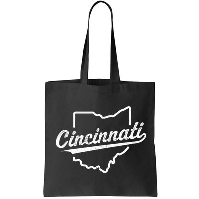 Retro Cincinnati Ohio 1788 Vintage Script Throwback Bag