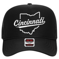 Retro Cincinnati Ohio 1788 Vintage Script Throwback Hat