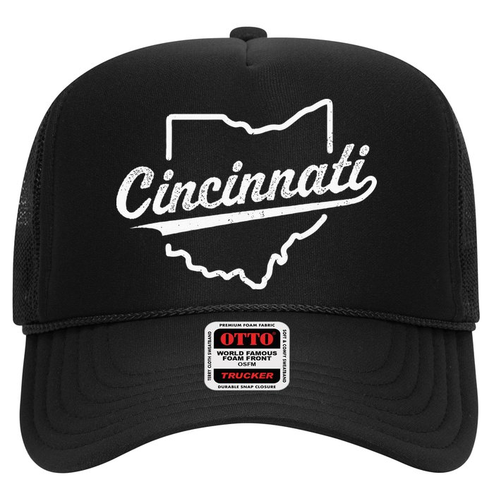 Retro Cincinnati Ohio 1788 Vintage Script Throwback Hat