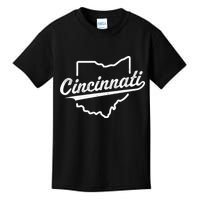 Retro Cincinnati Ohio 1788 Vintage Script Throwback Kids T-Shirt