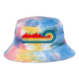 Retro City Of Denver Colorado Tie Dye Newport Bucket Hat