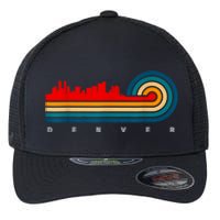 Retro City Of Denver Colorado Flexfit Unipanel Trucker Cap