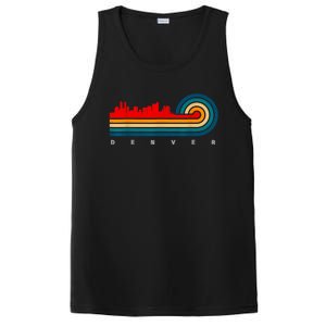 Retro City Of Denver Colorado PosiCharge Competitor Tank