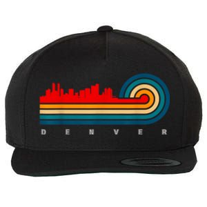 Retro City Of Denver Colorado Wool Snapback Cap