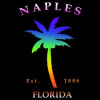 Retro Cool Original Naples Florida Beach Palm Tree Gift City Backpack