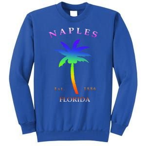 Retro Cool Original Naples Florida Beach Palm Tree Gift Sweatshirt