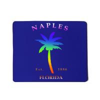 Retro Cool Original Naples Florida Beach Palm Tree Gift Mousepad