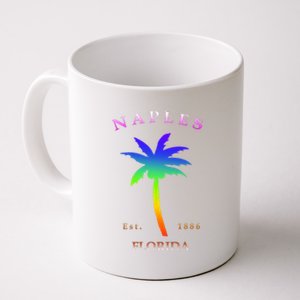 Retro Cool Original Naples Florida Beach Palm Tree Gift Coffee Mug