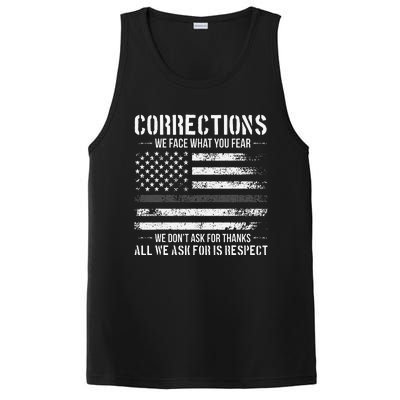 Respect Correctional Officer Proud Corrections Officer PosiCharge Competitor Tank