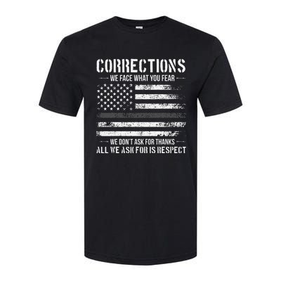 Respect Correctional Officer Proud Corrections Officer Softstyle CVC T-Shirt