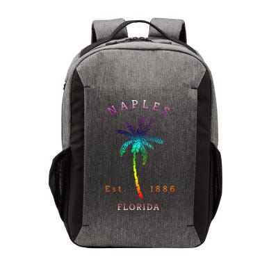 Retro Cool Original Naples Florida Beach Palm Tree Vector Backpack