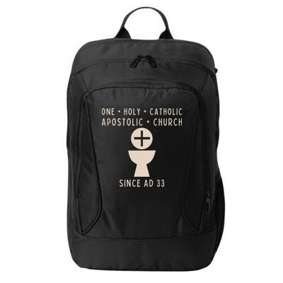 Roman Catholic One Holy Catholic Apostolic Church City Backpack