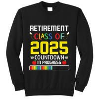 Retirement Class Of 2025 Count Down Progress Retired Teacher Sweatshirt